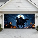 Headless Horseman | Halloween Garage Door Cover - Image 2