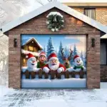 Christmas Crew | Christmas Garage Door Cover