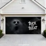 Ghostly Figure | Halloween Garage Door Cover - Image 2