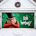 Bah Humbug | Christmas Garage Door Cover - Image 2
