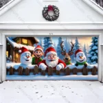 Christmas Crew | Christmas Garage Door Cover - Image 2