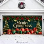 Christmas Joy | Christmas Garage Door Cover - Image 2