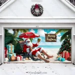 Christmas Paradise | Christmas Garage Door Cover - Image 2