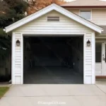 Empty Garage | Halloween Garage Door Cover
