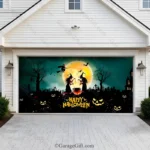 Graveyard Scene | Halloween Garage Door Cover - Image 2