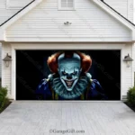 Horror Clown | Halloween Garage Door Cover - Image 2