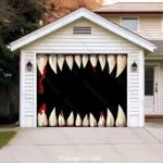 Monster Teeth | Halloween Garage Door Cover