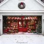 Santa's Toy Shop | Christmas Garage Door Cover - Image 2