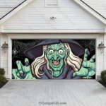 Ugly Witch | Halloween Garage Door Cover - Image 2