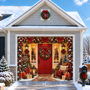 Christmas Welcome | Christmas Garage Door Cover