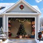 Cozy Christmas | Christmas Garage Door Cover