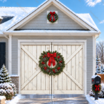 Farmhouse Christmas | Christmas Garage Door Cover