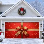 Gift Wrap (Red) | Christmas Garage Door Cover - Image 2